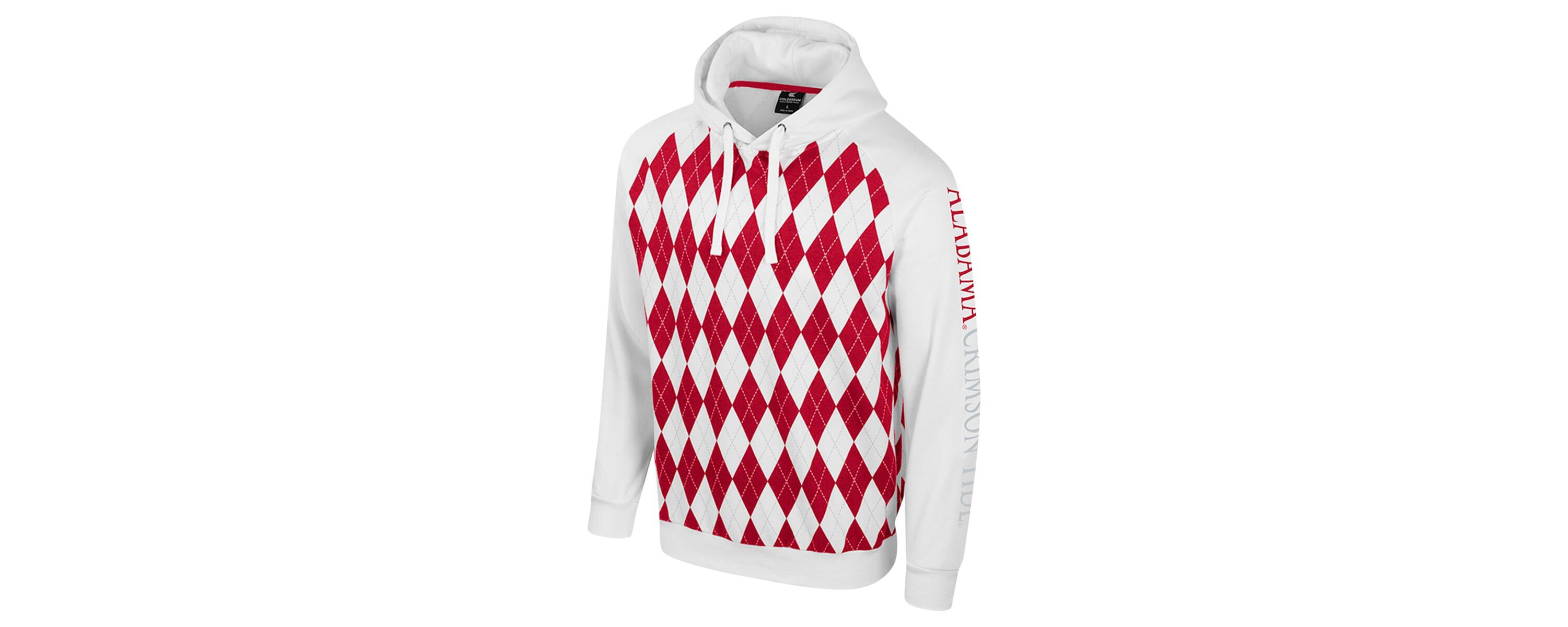 Alabama Crimson Tide NCAA Alabama Tide The Dealio Raglan Pullover Hoodie