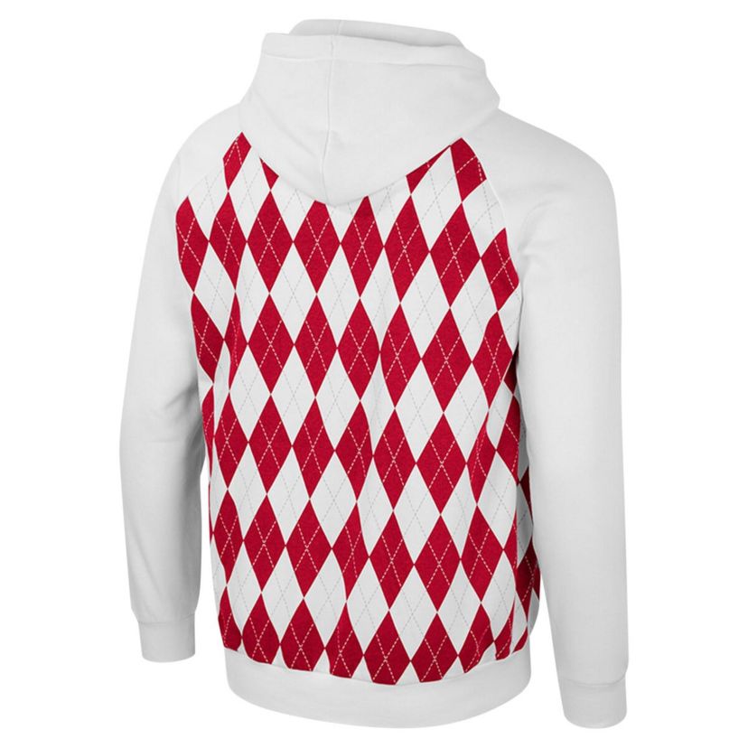 Alabama Crimson Tide NCAA Alabama Tide The Dealio Raglan Pullover Hoodie
