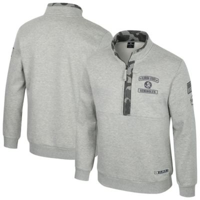 Colosseum Men's NCAA Florida State Seminoles OORAH OHT Military Appreciation Fleece Quarter-Zip Jacket