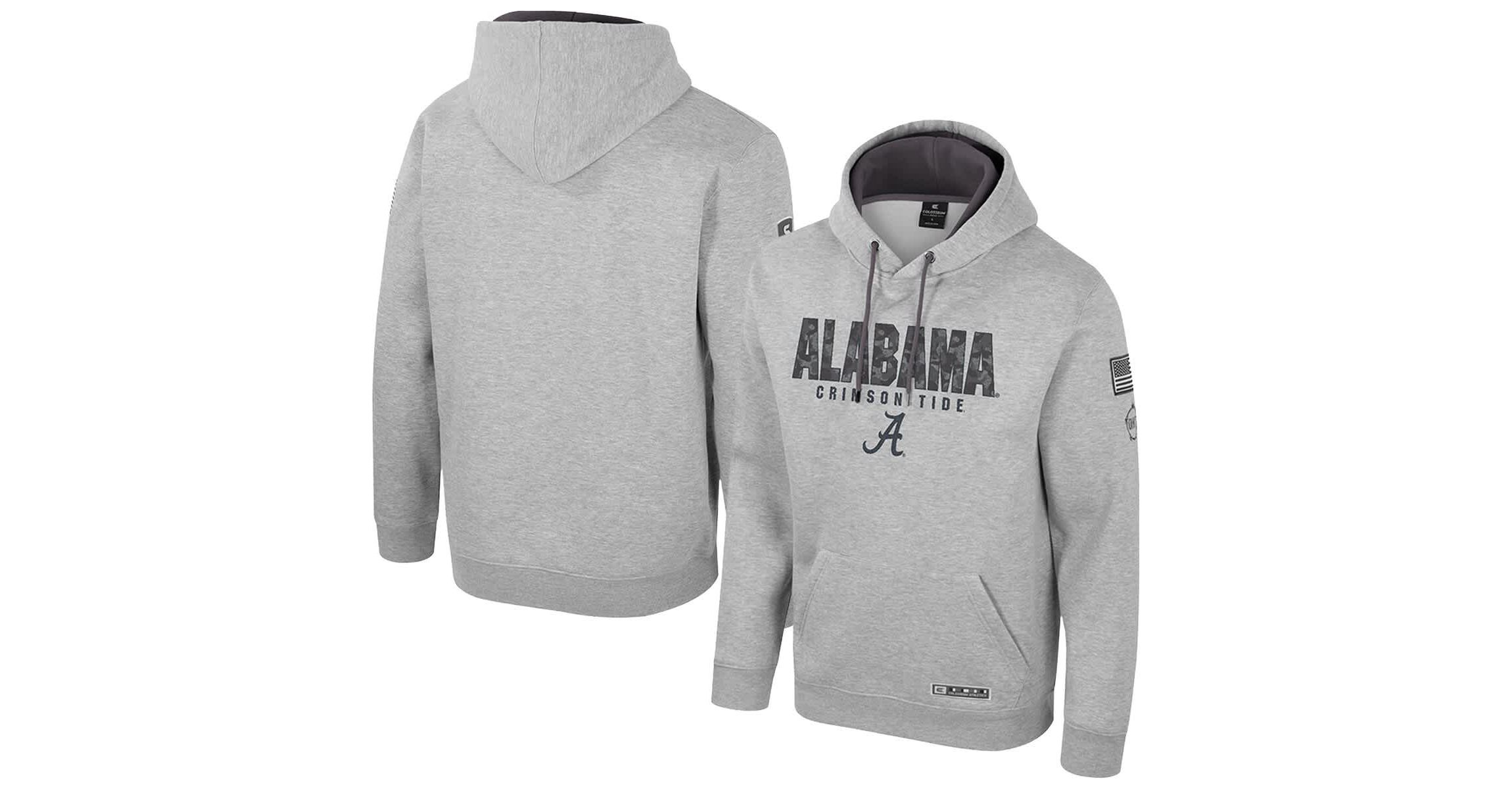 Alabama Crimson Tide NCAA Alabama Tide Oorah OHT Military Appreciation Pullover Hoodie