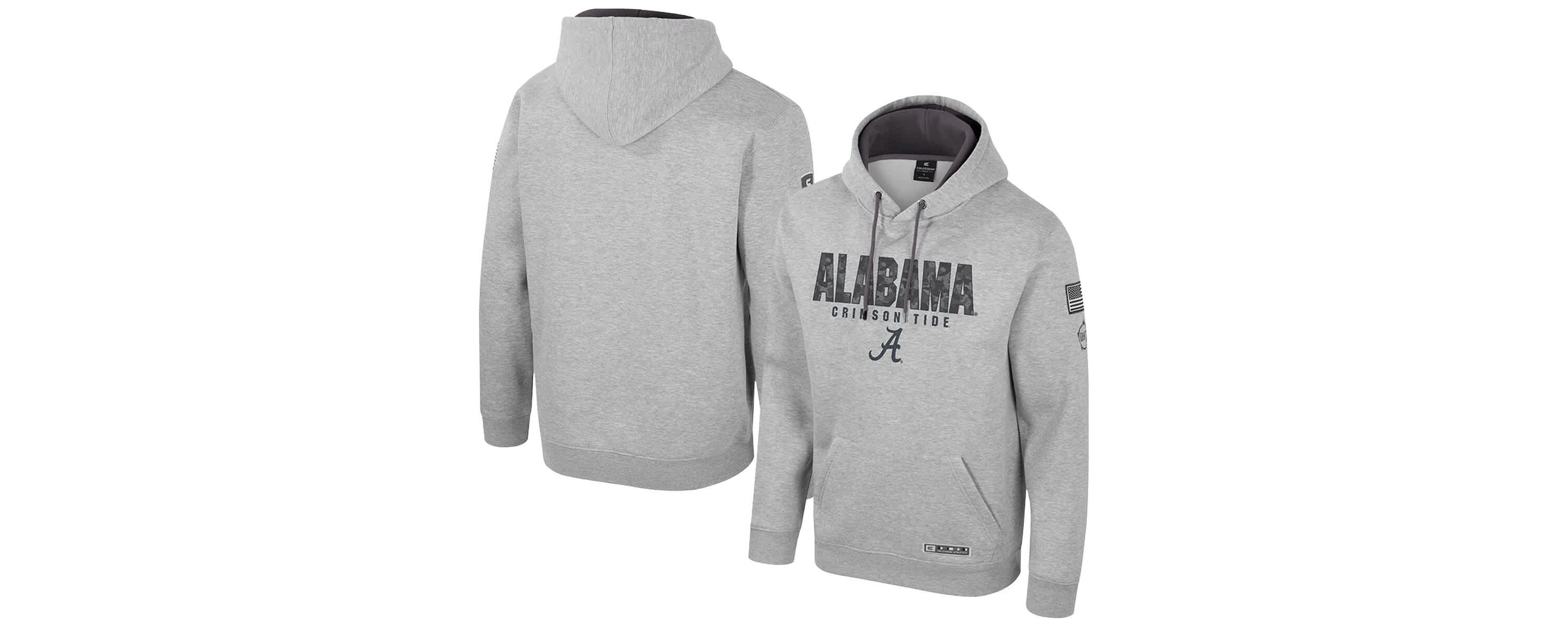 Alabama Crimson Tide NCAA Alabama Tide Oorah OHT Military Appreciation Pullover Hoodie