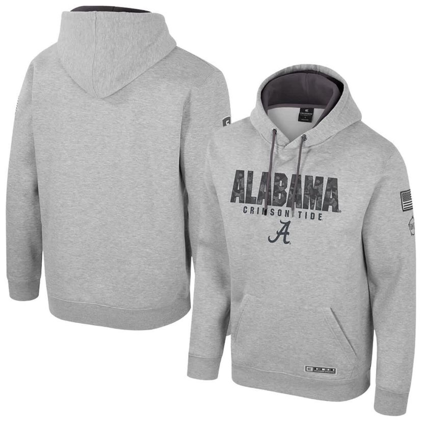 Alabama Crimson Tide NCAA Alabama Tide Oorah OHT Military Appreciation Pullover Hoodie