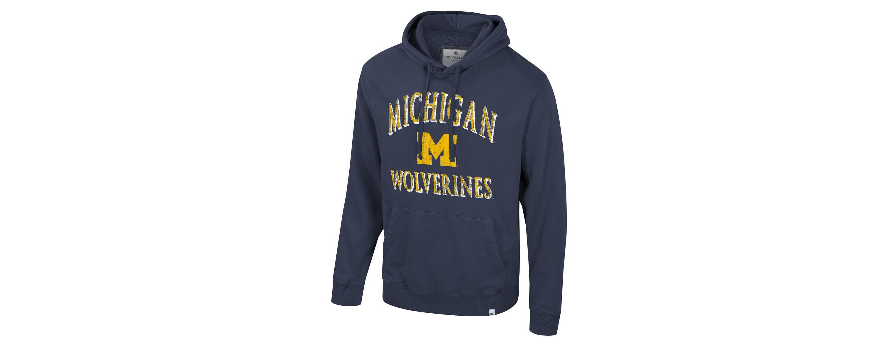 NCAA Michigan Wolverines Big & Tall Cap E-Tan Pullover Hoodie