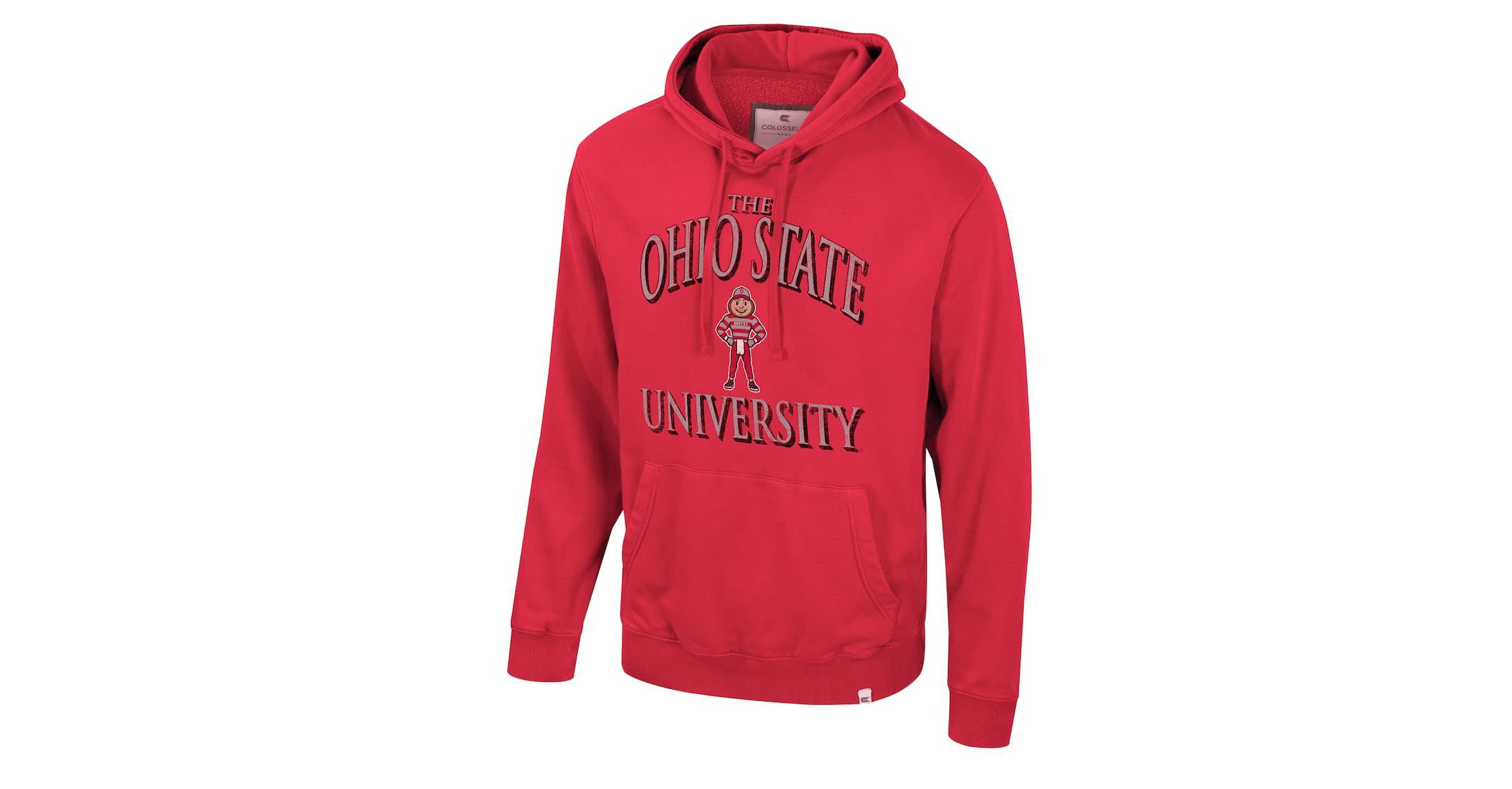 NCAA Ohio State Buckeyes Big & Tall Cap E-Tan Pullover Hoodie