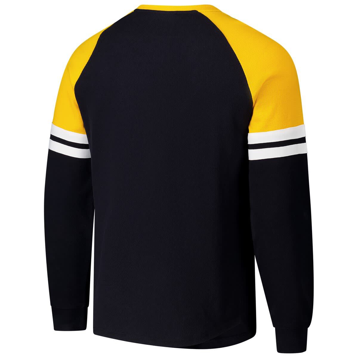 NHL Pittsburgh Penguins Thermal Henley Long Sleeve T-Shirt