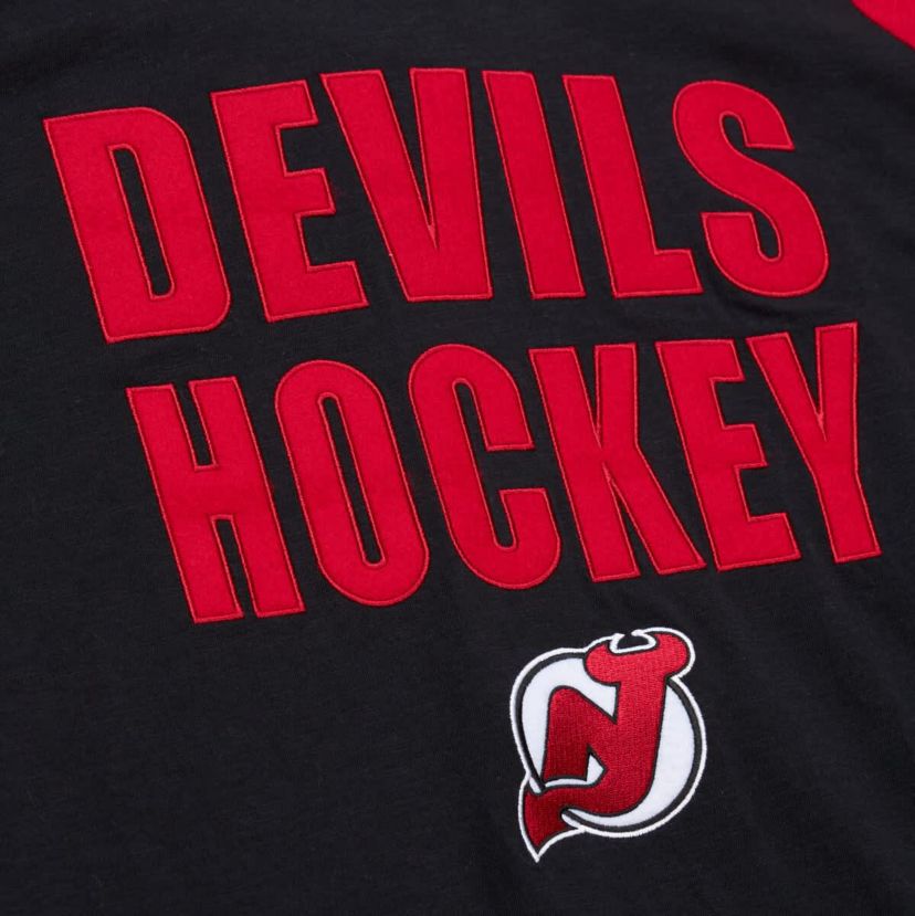 NHL New Jersey Devils Legendary Slub Raglan Long Sleeve T-Shirt