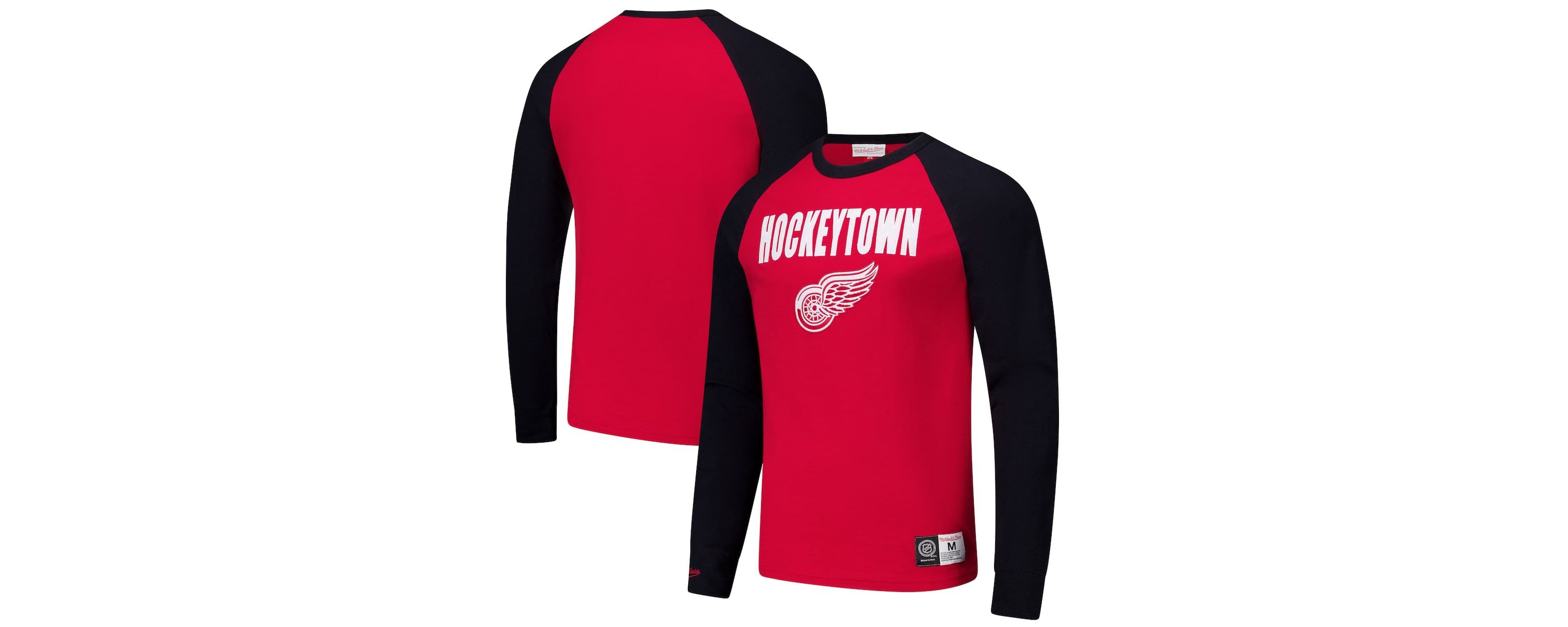 NHL Detroit Wings Legendary Slub Raglan Long Sleeve T-Shirt