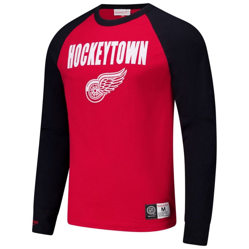 NHL Detroit Wings Legendary Slub Raglan Long Sleeve T-Shirt