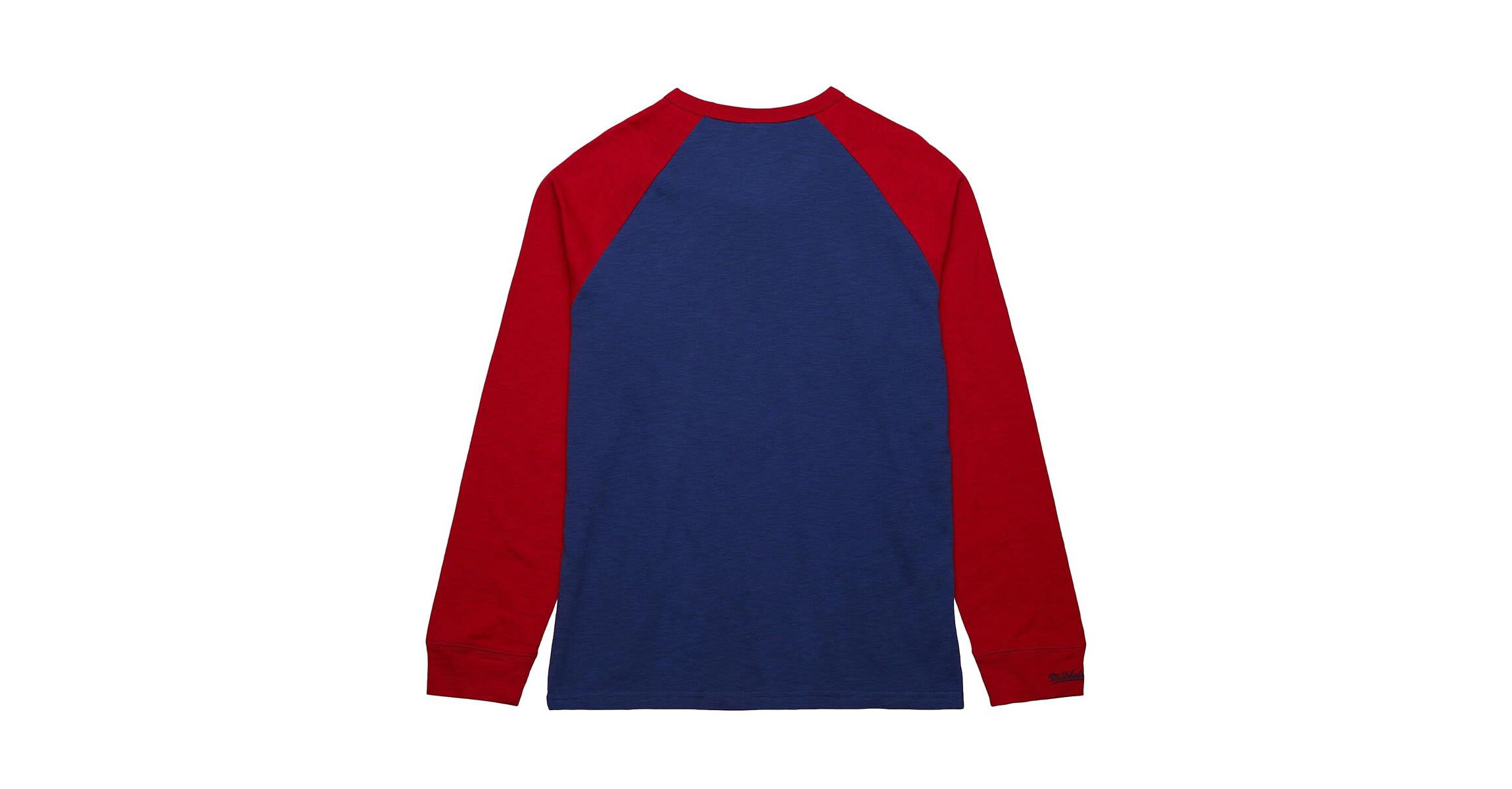 NHL Blue/Red New York Rangers Legendary Slub Raglan Long Sleeve T-Shirt