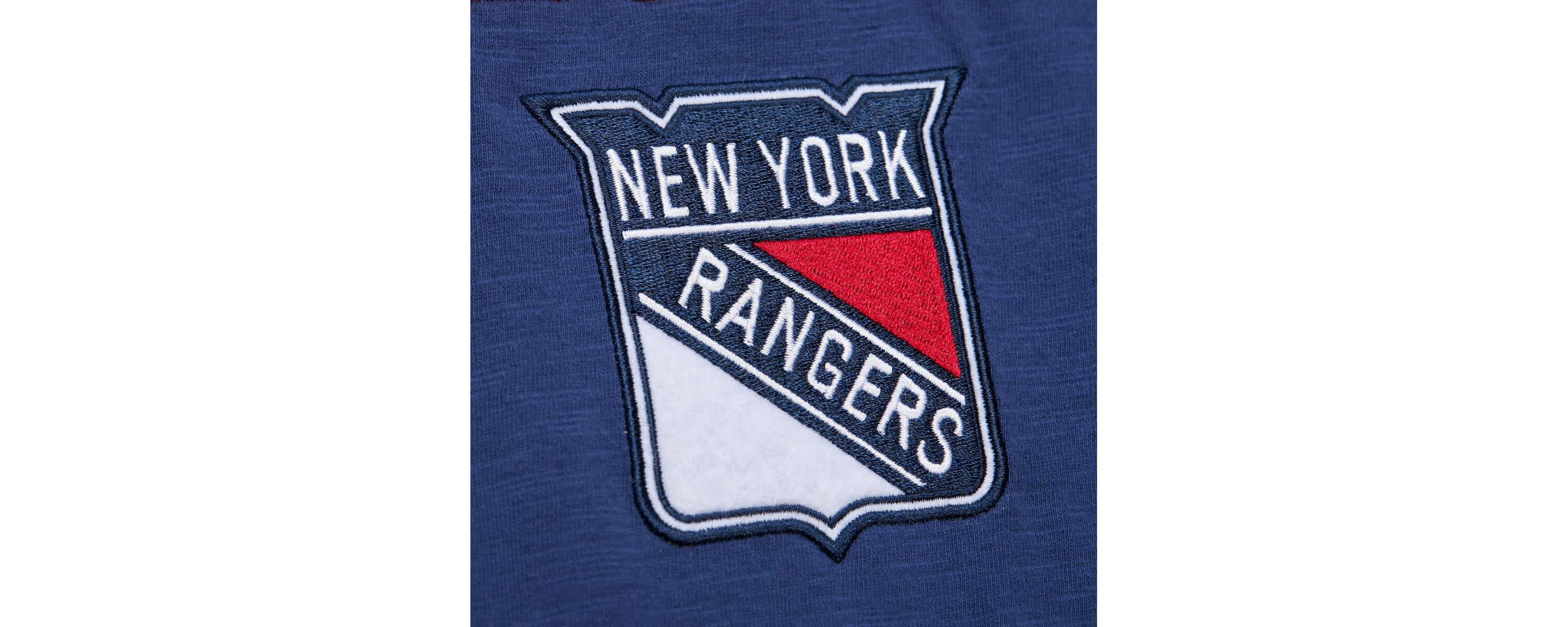 NHL Blue/Red New York Rangers Legendary Slub Raglan Long Sleeve T-Shirt