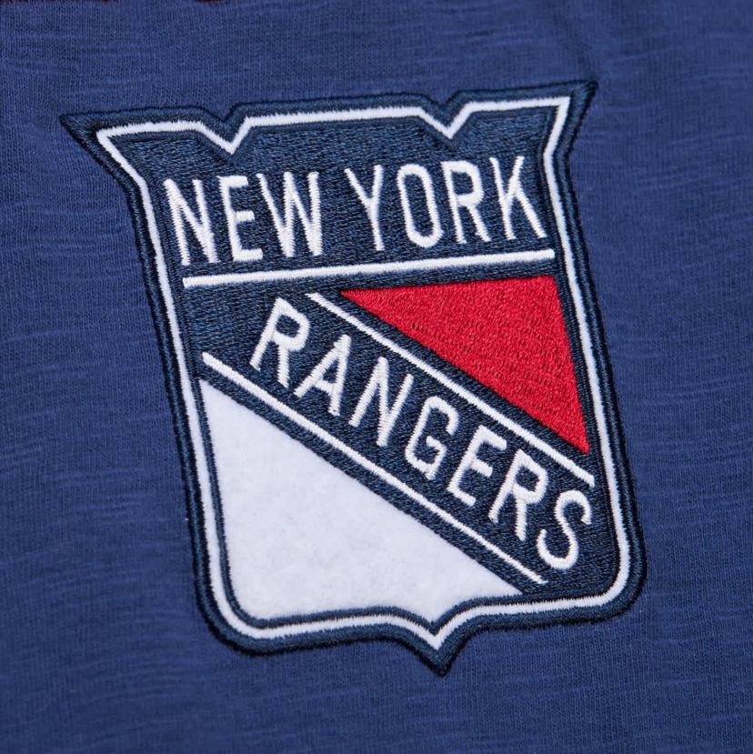 NHL Blue/Red New York Rangers Legendary Slub Raglan Long Sleeve T-Shirt