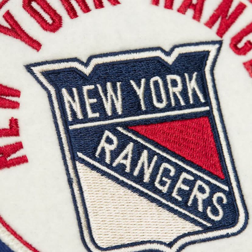 NHL New York Rangers Vintage Coaches Cotton Twill Full-Zip Jacket