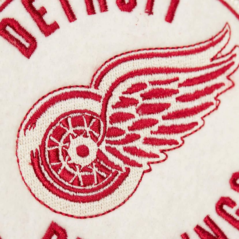 NHL Detroit Wings Vintage Coaches Cotton Twill Full-Zip Jacket