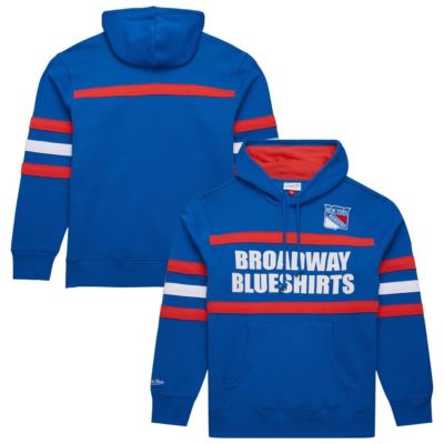 Mitchell & Ness Men's NHL New York Rangers Head Coach Slogan Pullover Hoodie