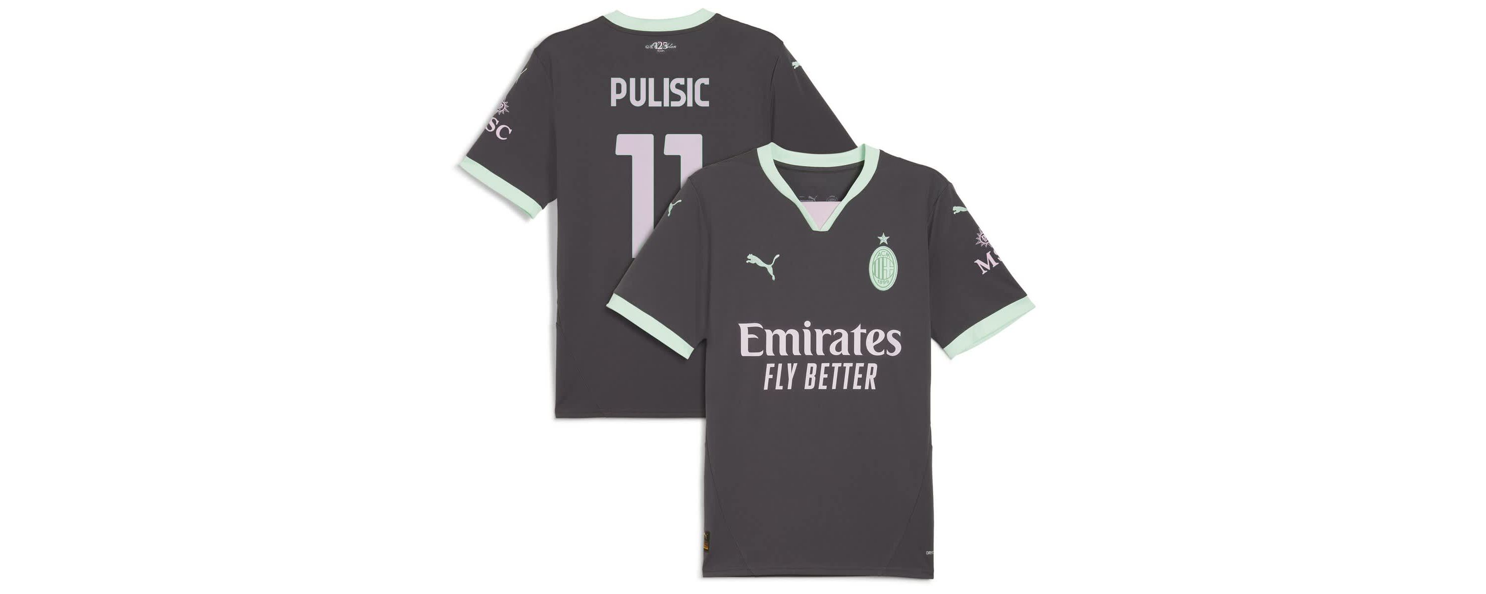 International Clubs Christian Pulisic AC Milan 2024/25 Third Replica Player Jersey