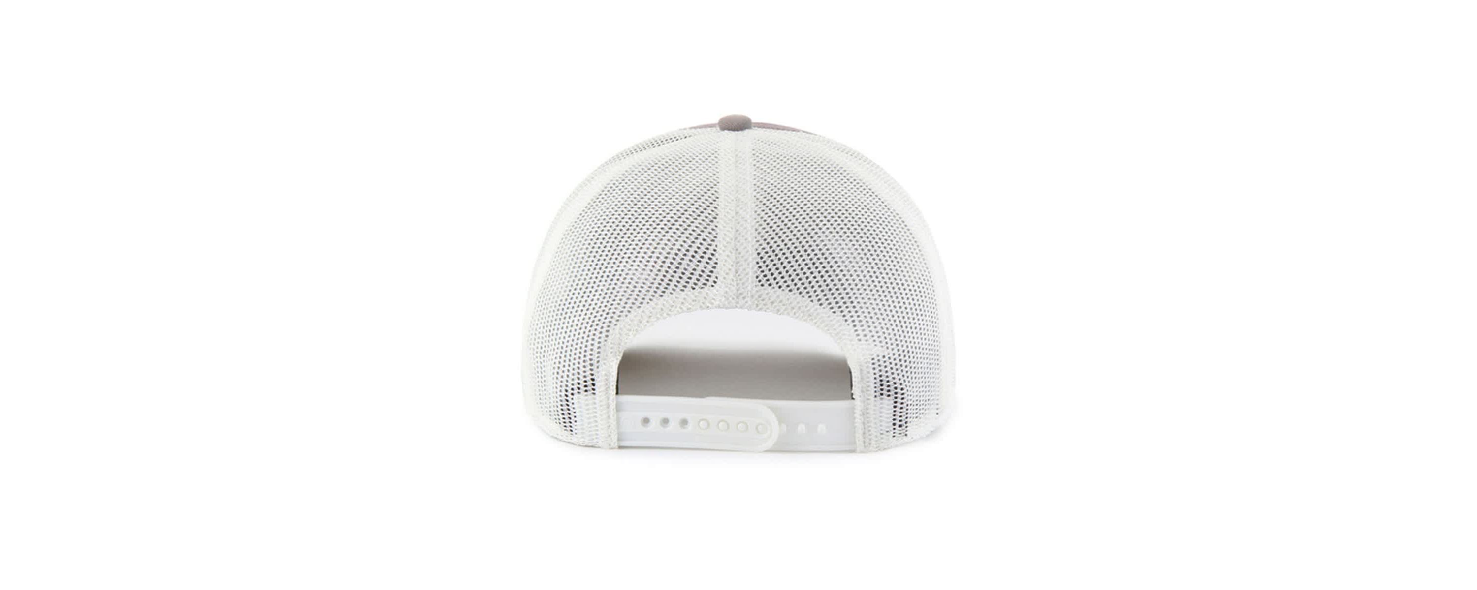 MLB Gray/White New York Mets Tide Sweep Rope Trucker Adjustable Hat