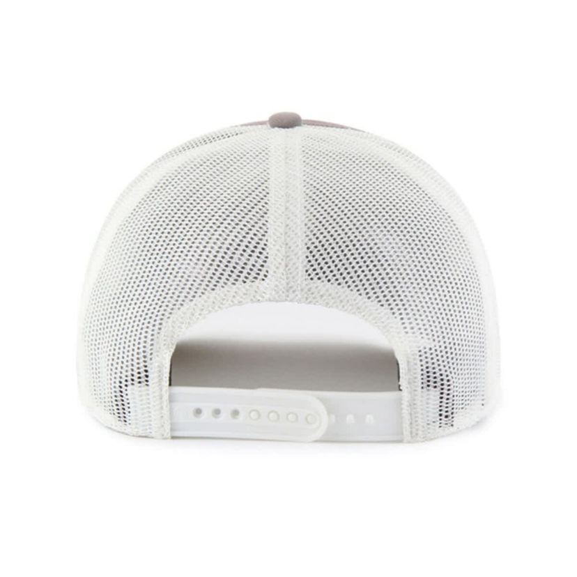 MLB Gray/White New York Mets Tide Sweep Rope Trucker Adjustable Hat