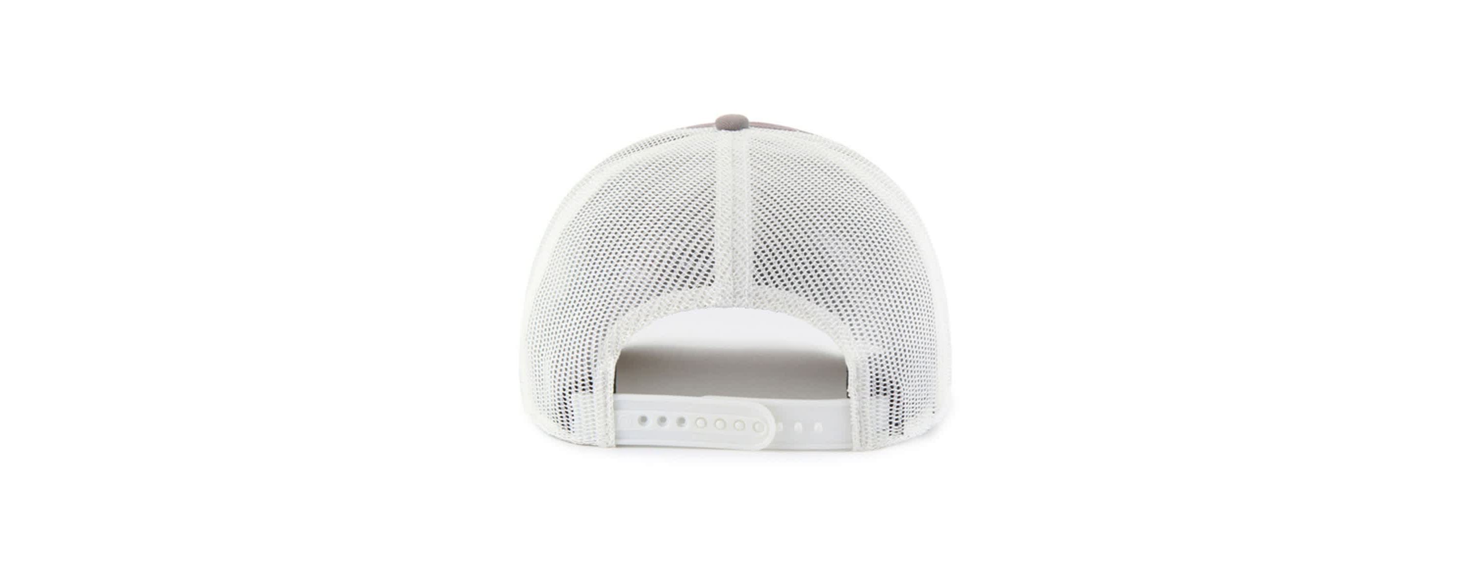 MLB Gray/White Atlanta Braves Tide Sweep Rope Trucker Adjustable Hat