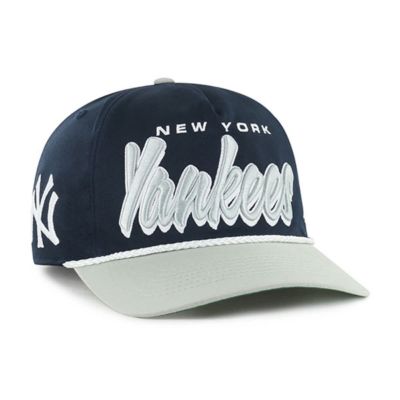 '47 Men's MLB New York Yankees Dropshadow Rope Hitch Adjustable Hat, Navy Blue