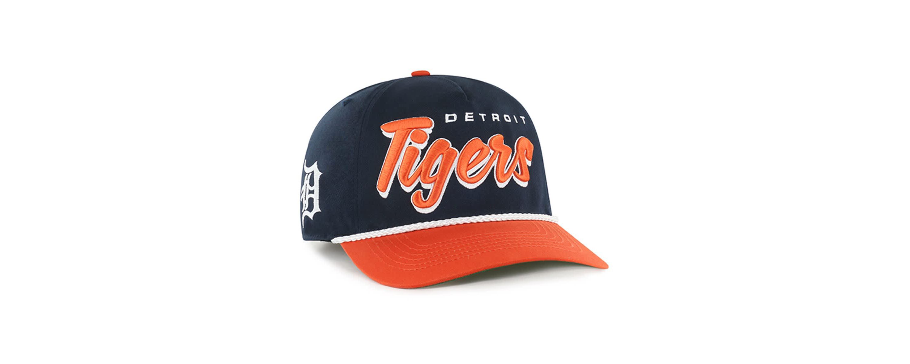 MLB Detroit Tigers Dropshadow Rope Hitch Adjustable Hat