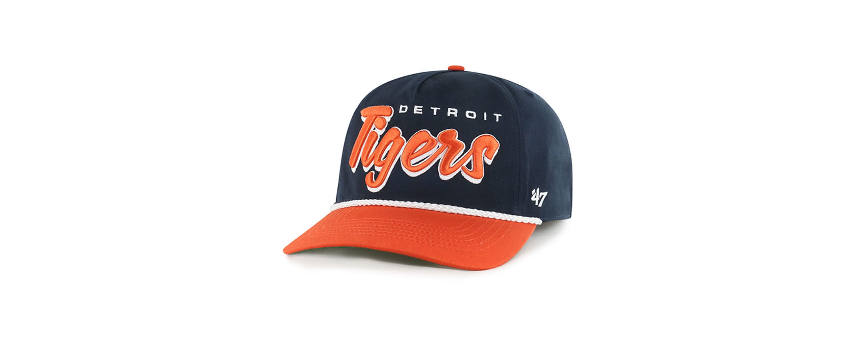 MLB Detroit Tigers Dropshadow Rope Hitch Adjustable Hat