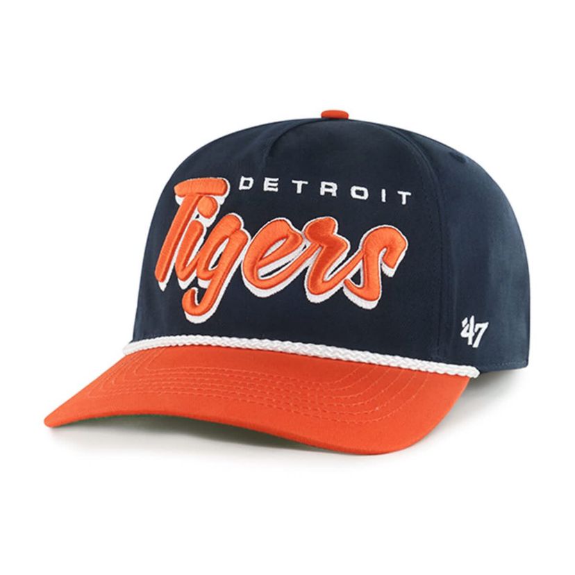 MLB Detroit Tigers Dropshadow Rope Hitch Adjustable Hat