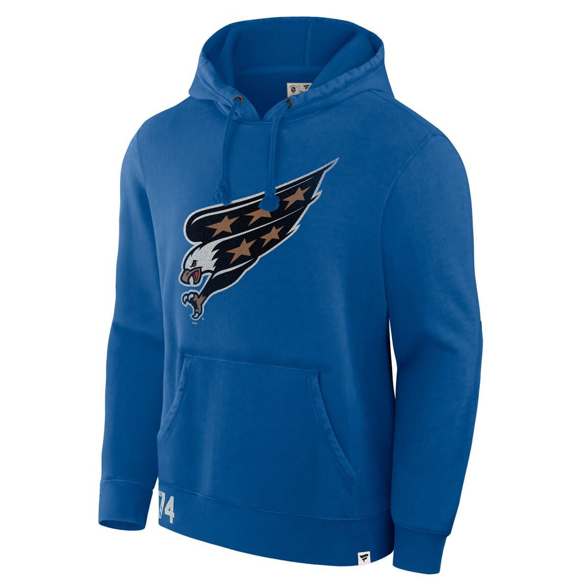 NHL Fanatics Washington Capitals Decades Collection Tradition Fleece Pullover Hoodie