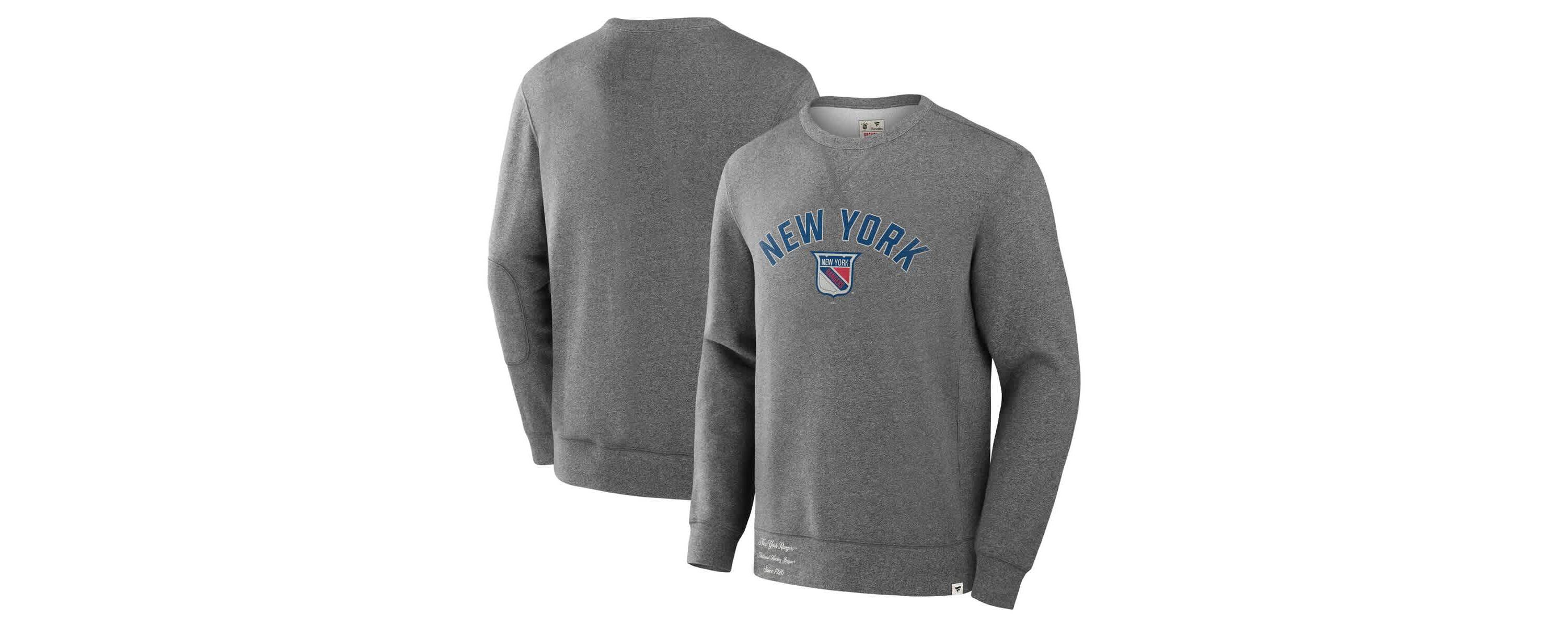 NHL Fanatics New York Rangers Decades Collection Legendary Fleece Pullover Sweatshirt