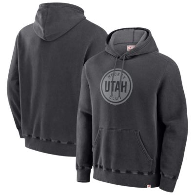 Men's NHL Fanatics Utah Hockey Club Made in Canada Pullover Hoodie, Black, Small
