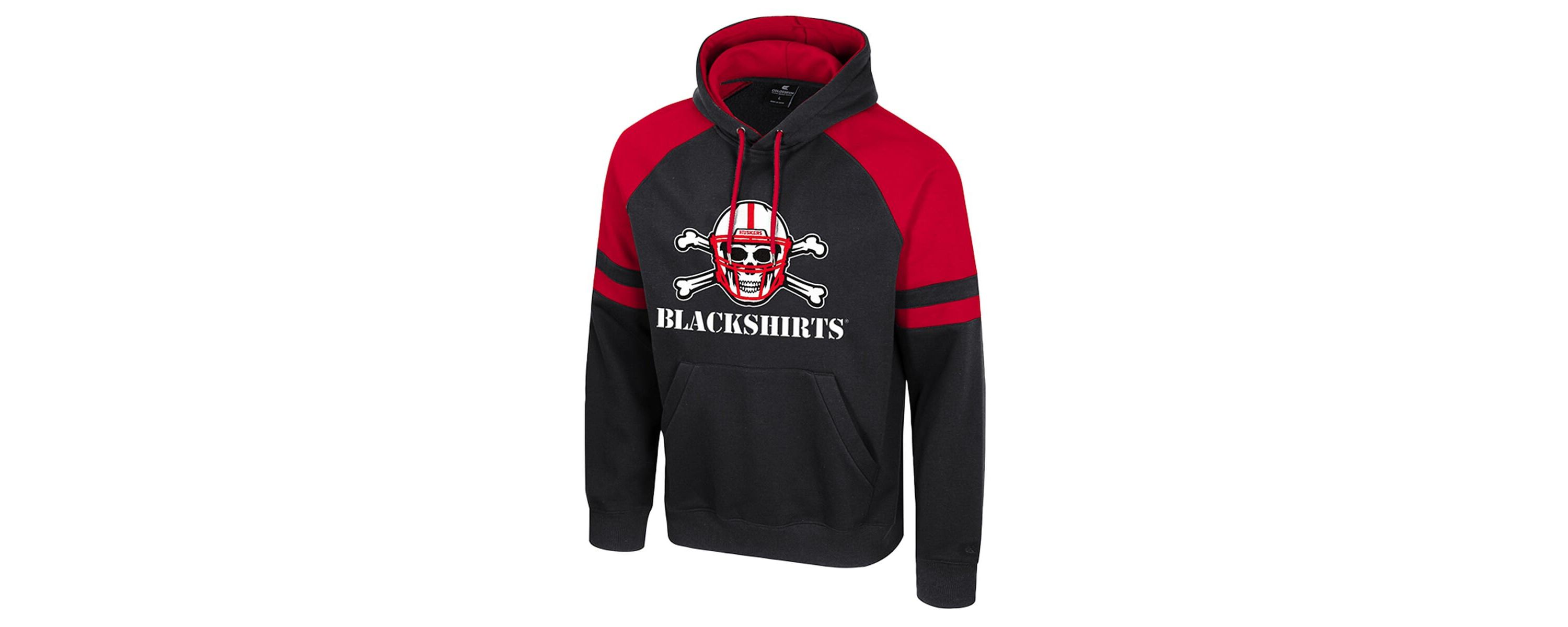 NCAA Nebraska Huskers Todd Raglan Pullover Hoodie