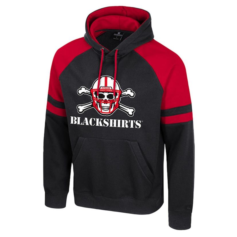 NCAA Nebraska Huskers Todd Raglan Pullover Hoodie