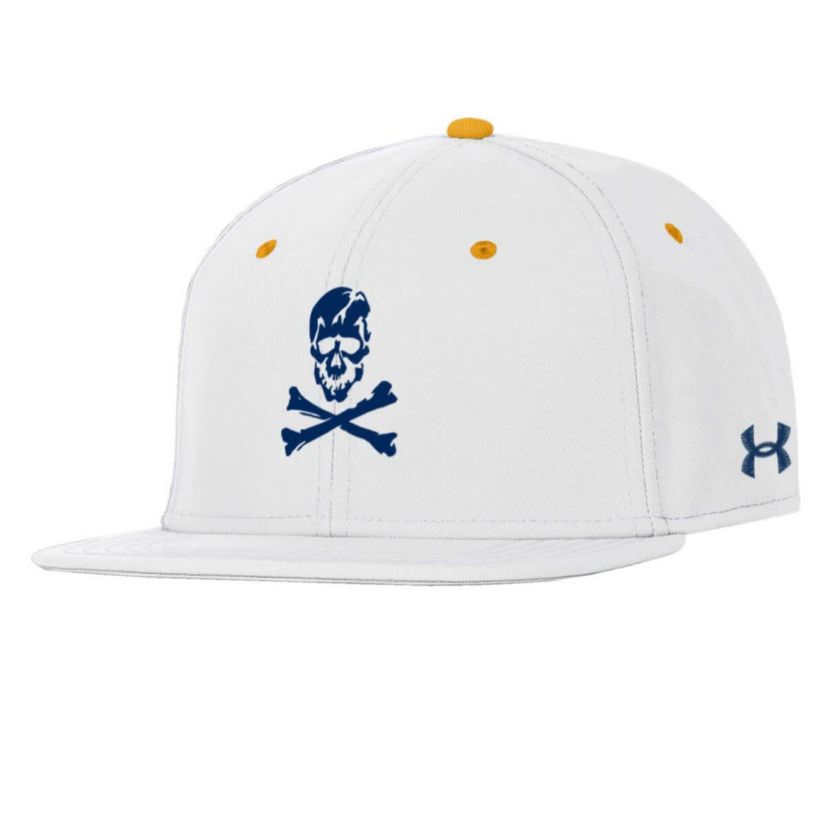 Navy Midshipmen NCAA Under Armour Midshipmen Jolly Rogers Alternate Baseball Fitted Hat
