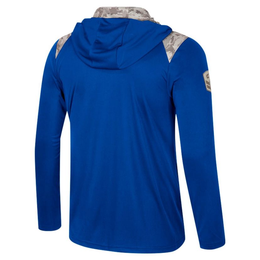 NCAA Pitt Panthers OHT Military Appreciation Quarter-Zip Hoodie Jacket