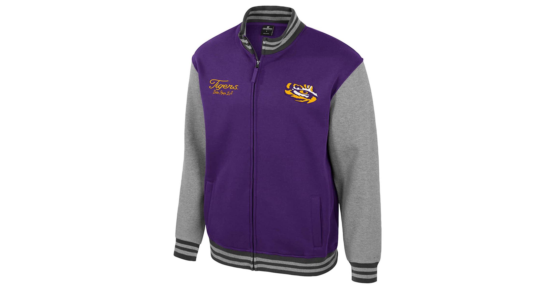 NCAA LSU Tigers Ambi-Turner Full-Zip Varsity Jacket