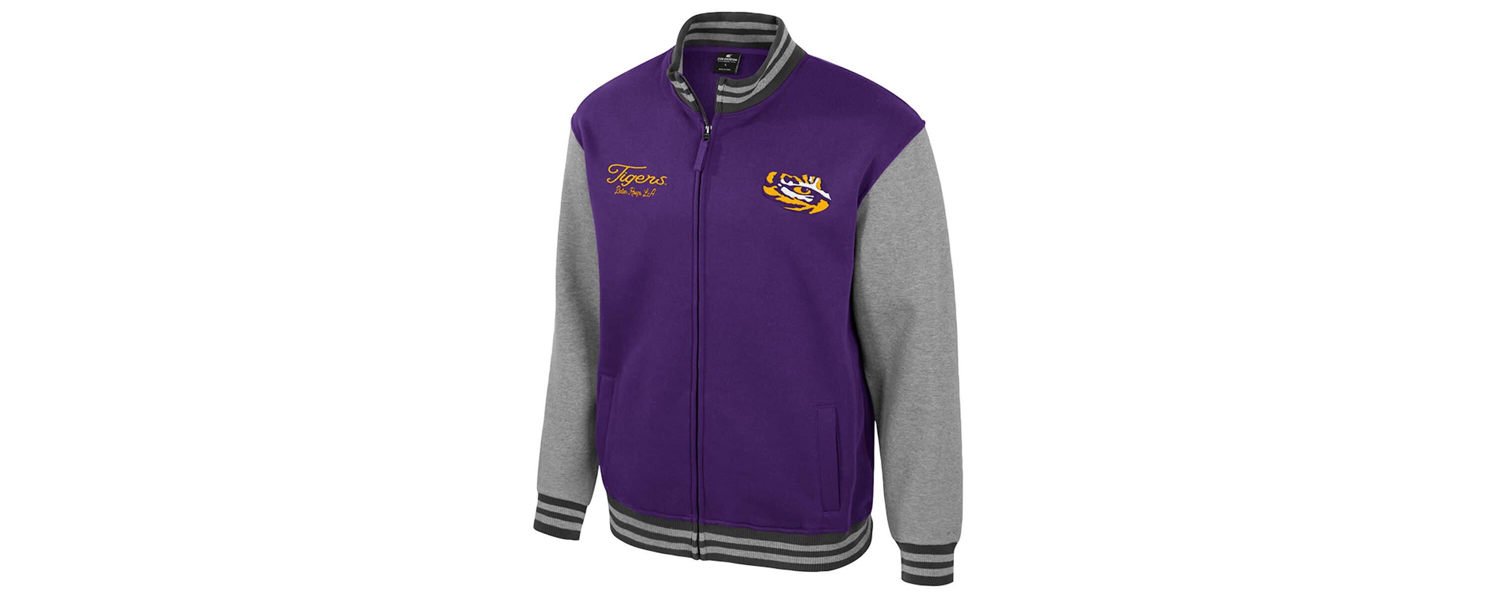 NCAA LSU Tigers Ambi-Turner Full-Zip Varsity Jacket