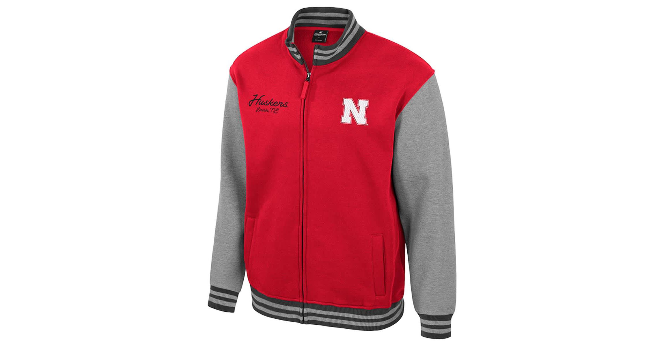NCAA Nebraska Huskers Ambi-Turner Full-Zip Varsity Jacket