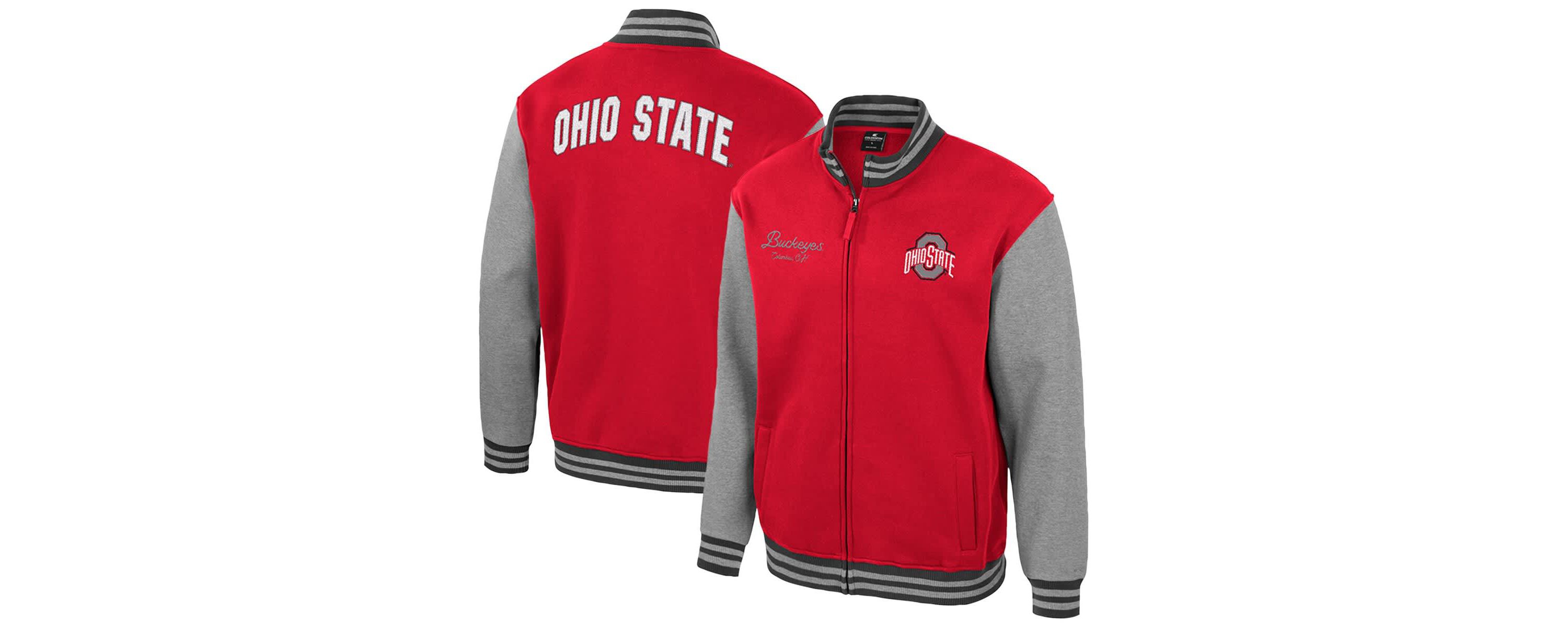 NCAA Ohio State Buckeyes Ambi-Turner Full-Zip Varsity Jacket