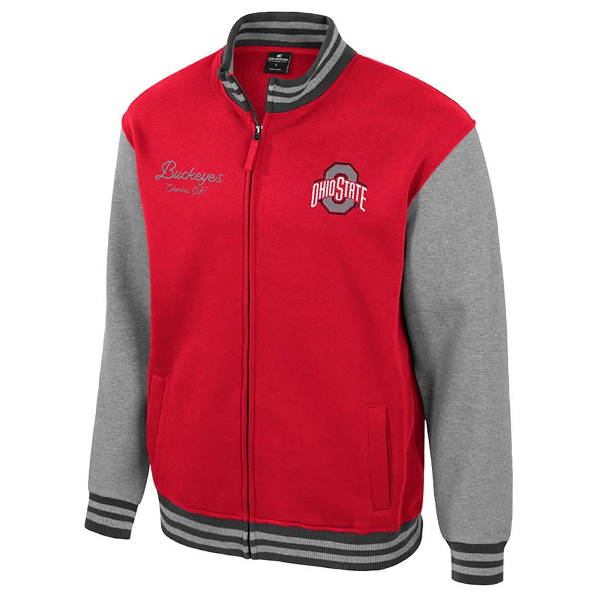 NCAA Ohio State Buckeyes Ambi-Turner Full-Zip Varsity Jacket
