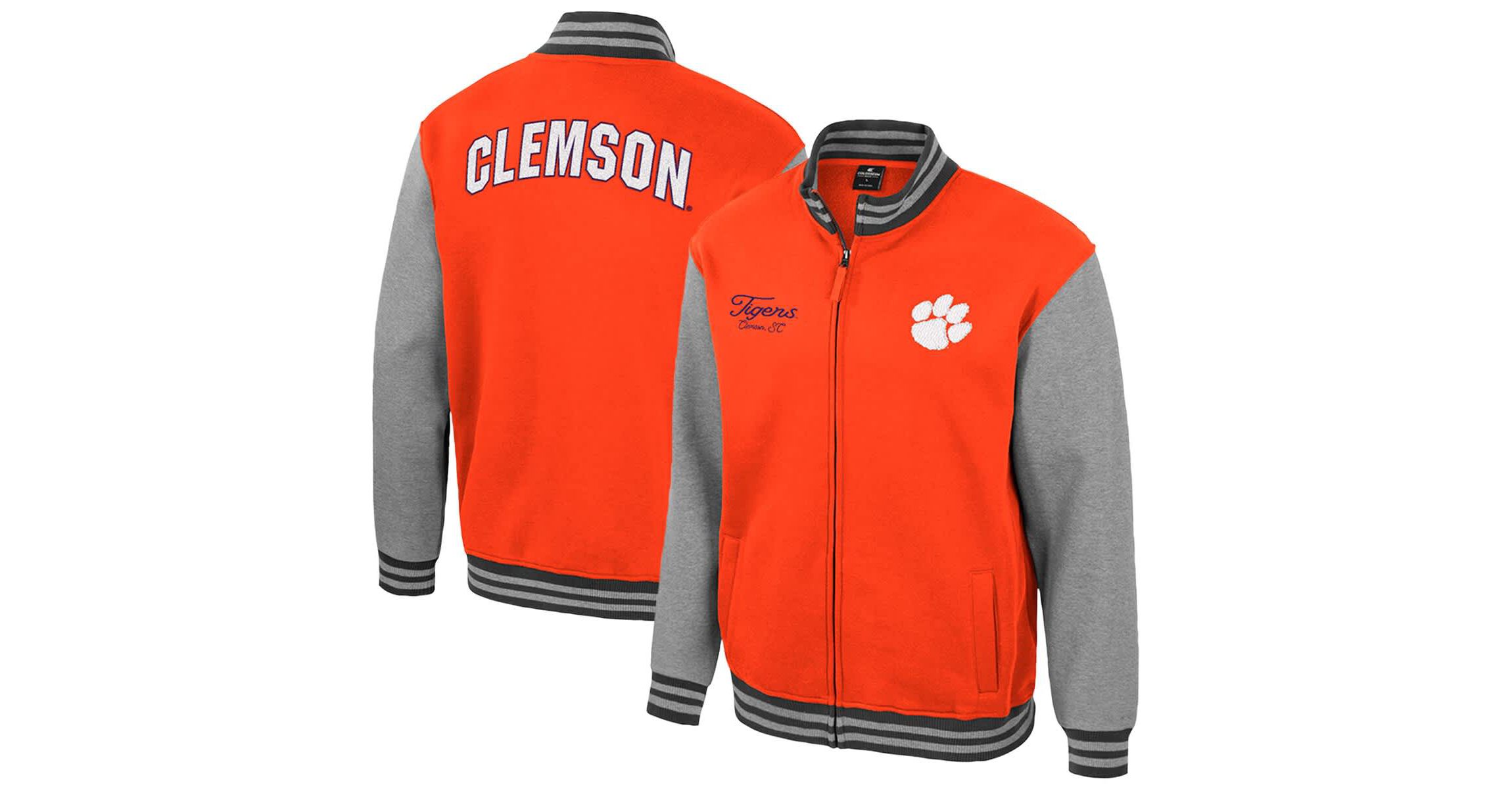 NCAA Clemson Tigers Ambi-Turner Full-Zip Varsity Jacket