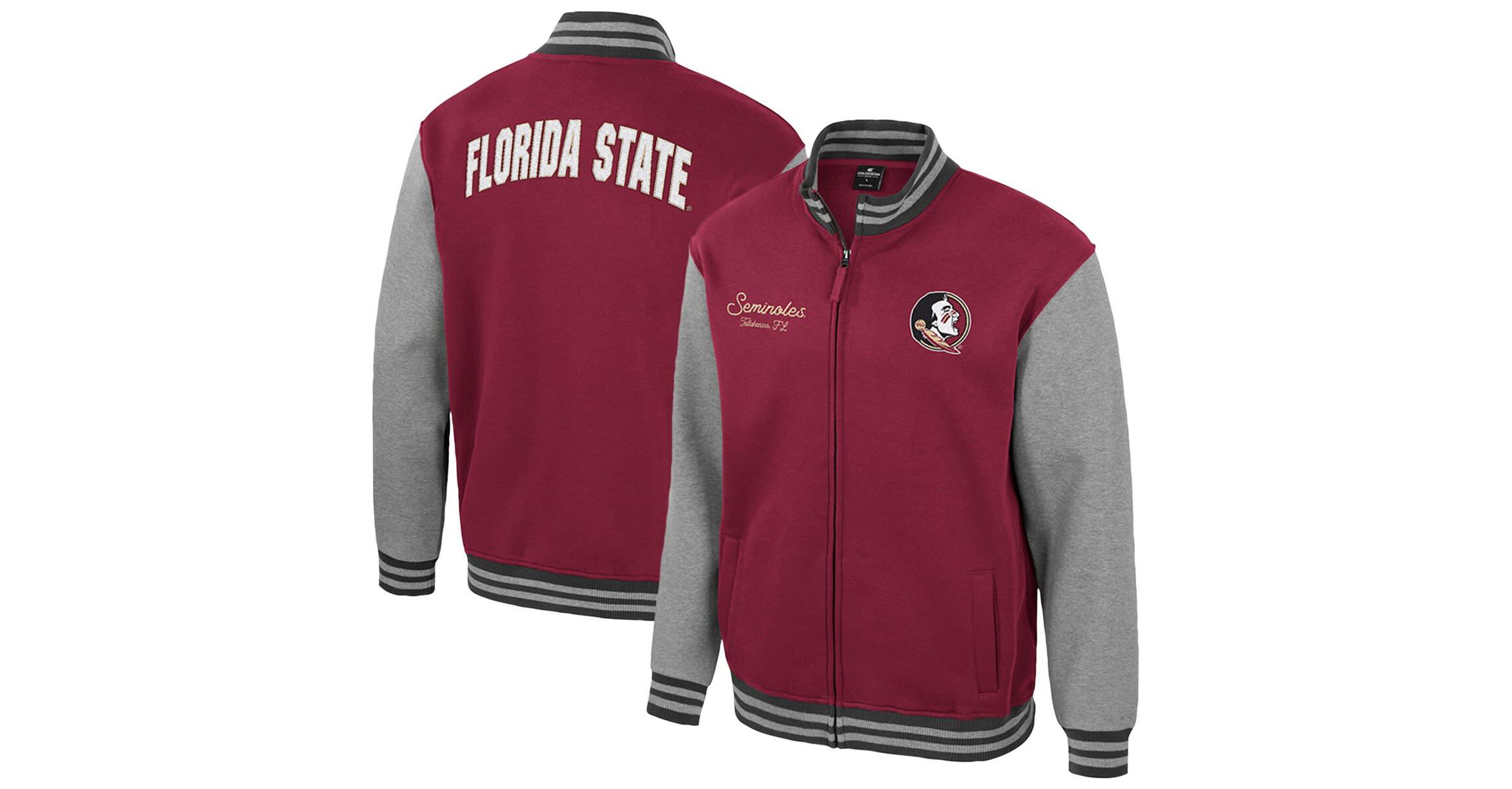 NCAA Florida State Seminoles Ambi-Turner Full-Zip Varsity Jacket
