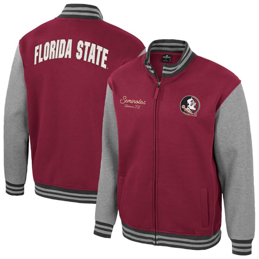 NCAA Florida State Seminoles Ambi-Turner Full-Zip Varsity Jacket