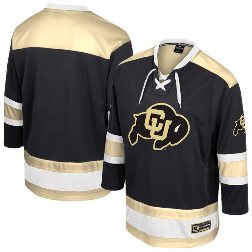 NCAA Colorado Buffaloes Athletic Machine Fashion Hockey Jersey