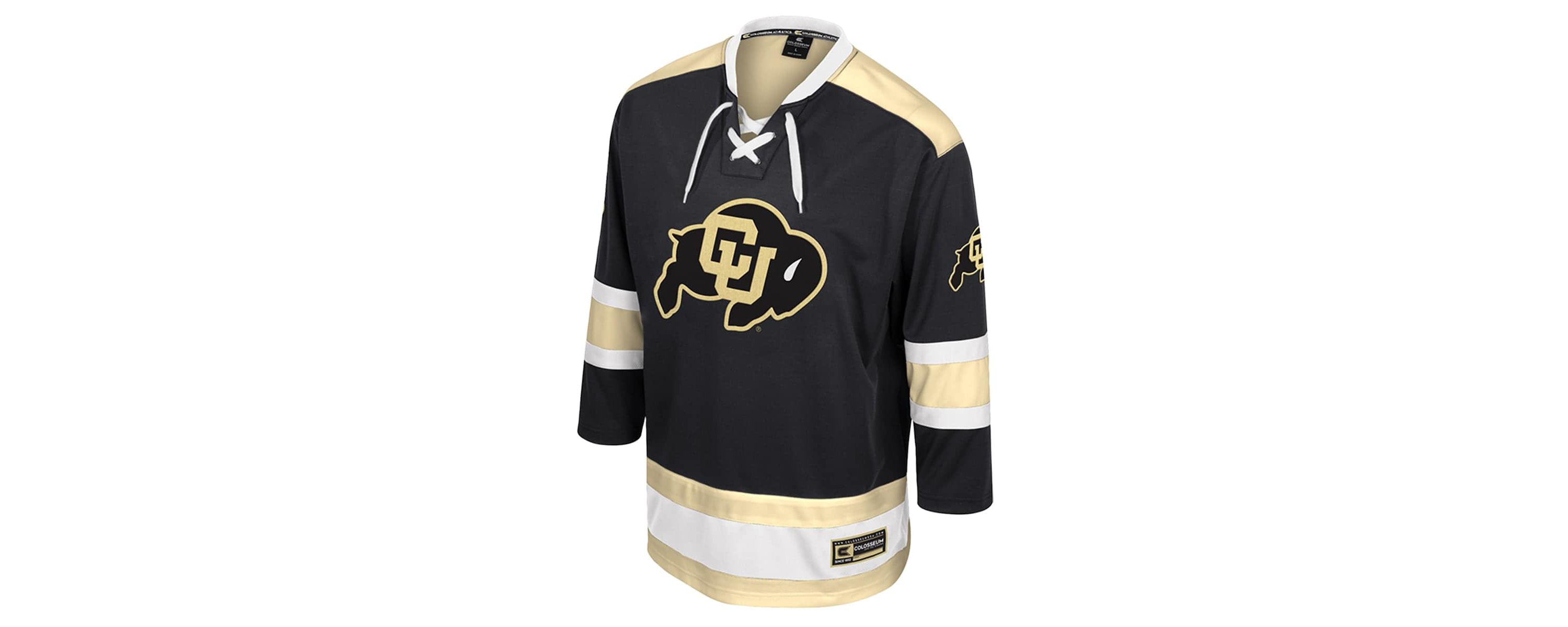 NCAA Colorado Buffaloes Athletic Machine Fashion Hockey Jersey