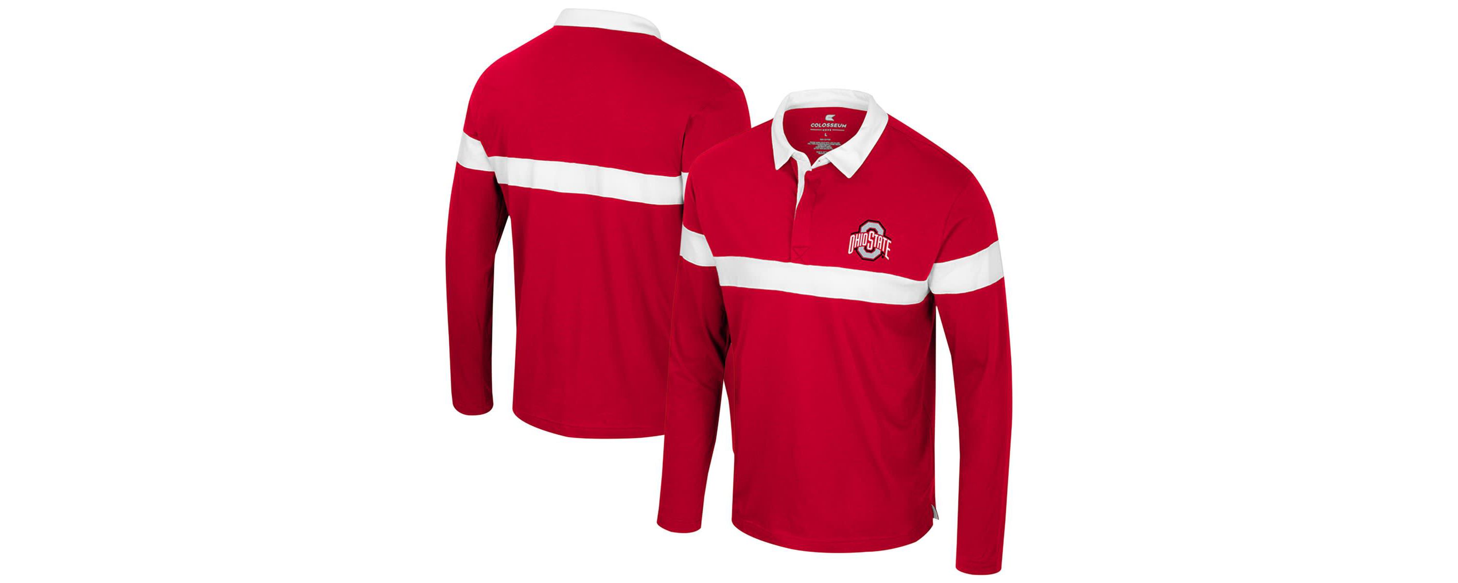NCAA Ohio State Buckeyes Too Cool For School Long Sleeve Polo