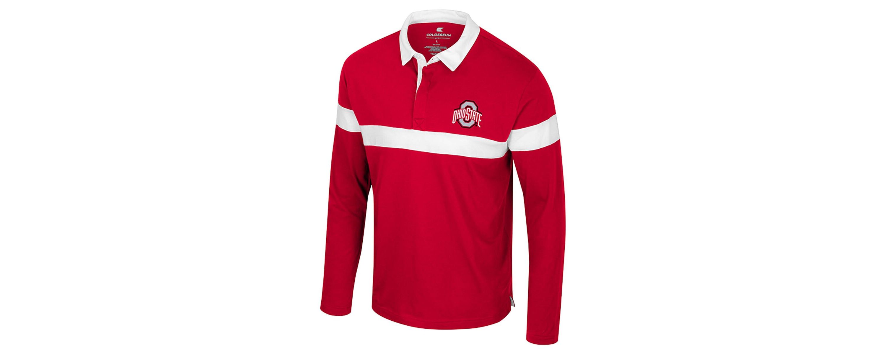 NCAA Ohio State Buckeyes Too Cool For School Long Sleeve Polo