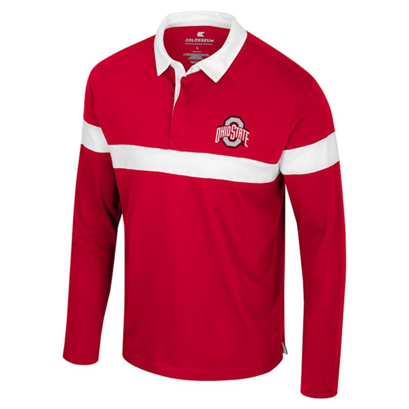 NCAA Ohio State Buckeyes Too Cool For School Long Sleeve Polo