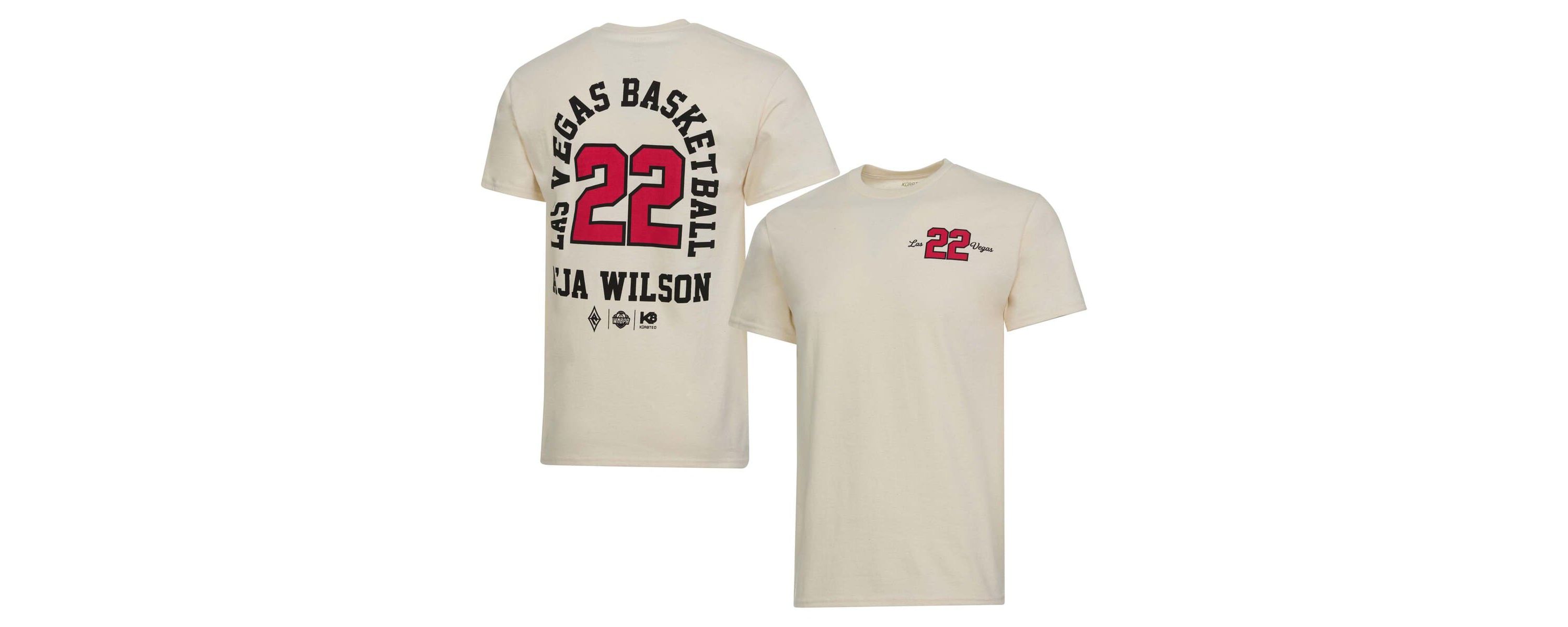 WNBA Unisex Aja Las Vegas Aces Player ID Arch T-Shirt