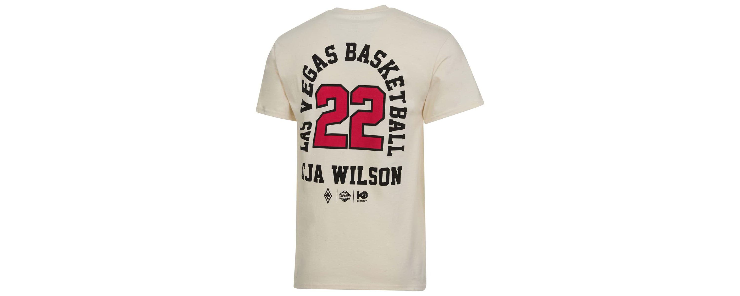 WNBA Unisex Aja Las Vegas Aces Player ID Arch T-Shirt
