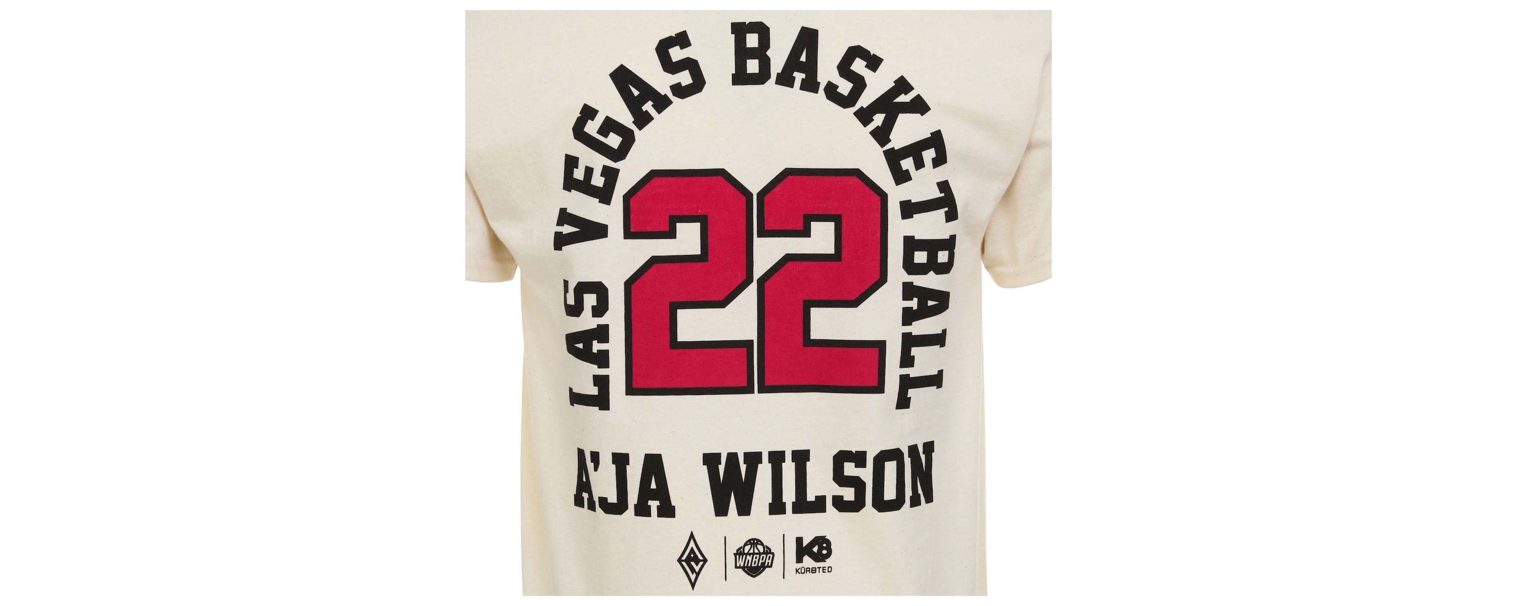 WNBA Unisex Aja Las Vegas Aces Player ID Arch T-Shirt