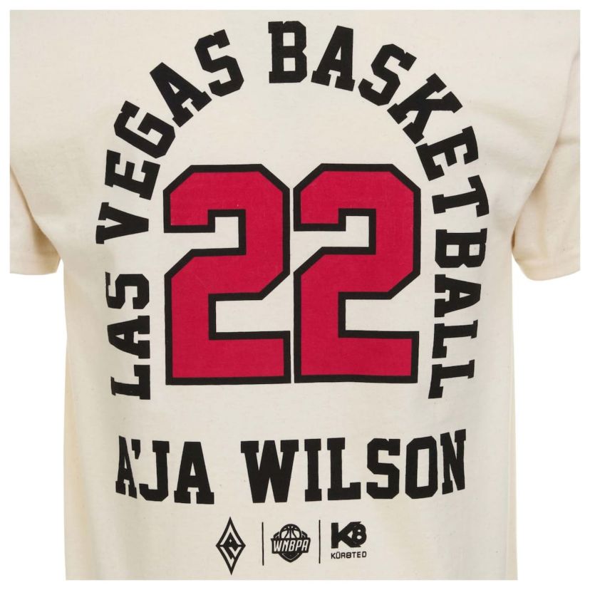 WNBA Unisex Aja Las Vegas Aces Player ID Arch T-Shirt